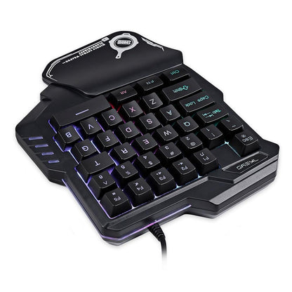 7Keys G30 One-Handed Mechanical RGB Backlit Gaming Keyboard