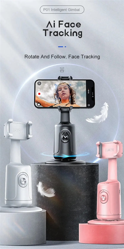 SnapStand Pro – Smart 360° AI Face Tracking Gimbal