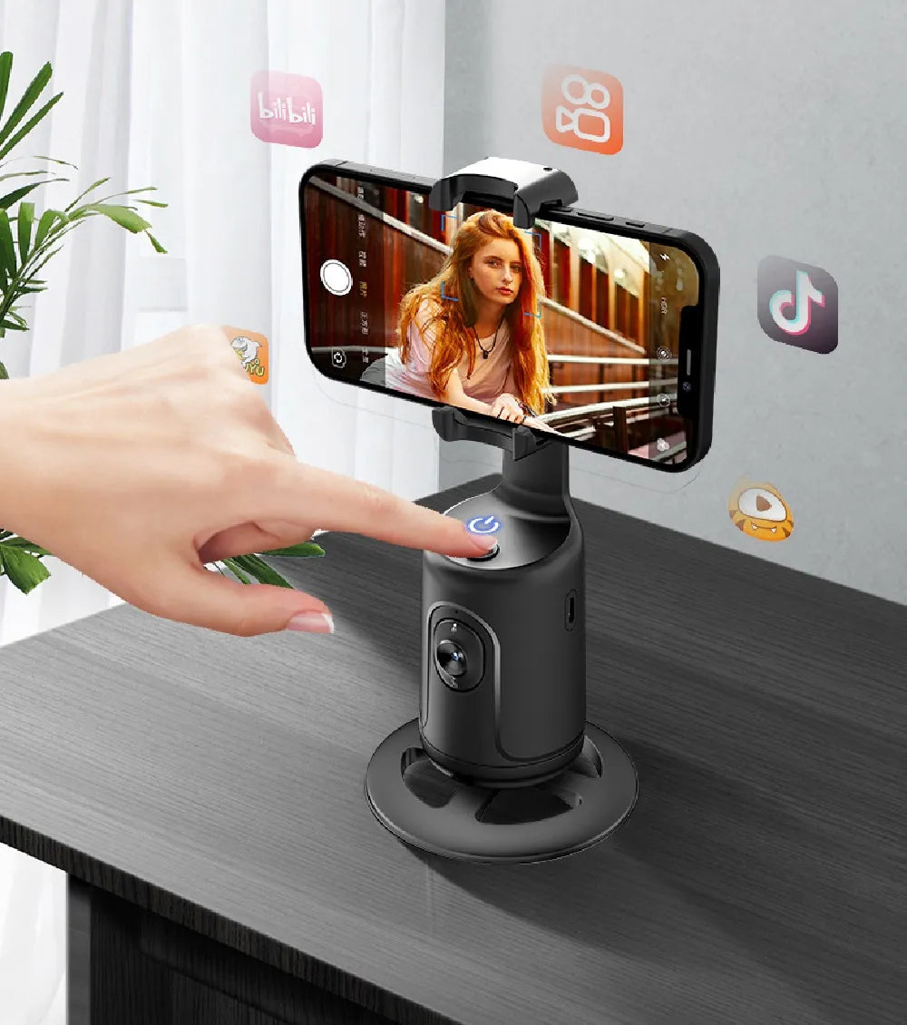 SnapStand Pro – Smart 360° AI Face Tracking Gimbal