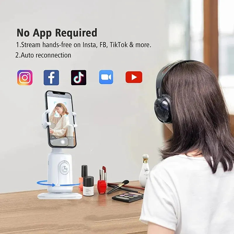 SnapStand Pro – Smart 360° AI Face Tracking Gimbal