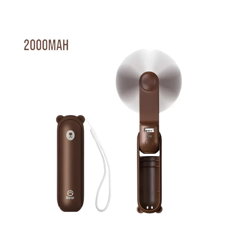 JisuLife F8 3-in-1 Foldable Pocket Mini Fan
